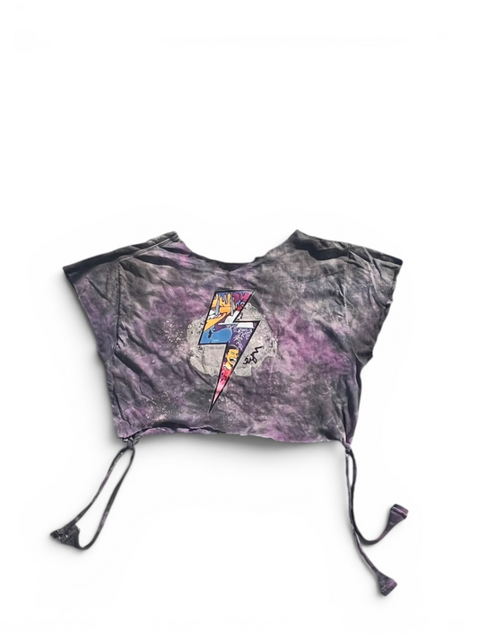 Galaxy butterfly crop top 1of1